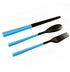 AussieSuperStore Homeware Supplies Portable Travel Kids Adult Cutlery Fork Chopsticks Spoon Camping Picnic Gift Set Blue Portable Travel Kids Adult Cutlery Fork Chopsticks Spoon Picnic Set CBCUTLERYKITBLU